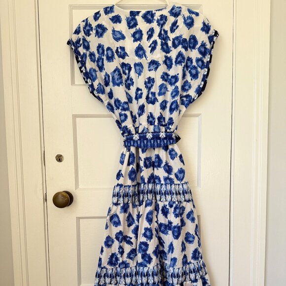 Abercrombie Tie Maxi Dress I S Petite - Picture 1 of 6